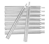 NIYANGLE Set de 7 Varillas Metálicas para Pulir Joyas y Gemas Juego de Palos de Moler de 15 a 45 MM Accesorio Profesional para Pulido de Bisutería y Jade Kit para Esmerilado Artesanal