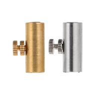 NIYANGLE Silenciador de Tono Ajustable para Violonchelo, Accesorio Musical 2 Piezas en Color Dorado y Plateado, Supresor de Wolf Tone para Práctica y Actuación