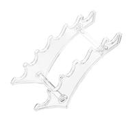 NIYANGLE Soporte Acrílico Curvado Ranuras Múltiples Organizador Simple y Espacioso para Lápices y Delineadores para Oficina y Escritorio