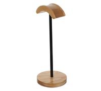 NIYANGLE Soporte de Escritorio para Auriculares, Soporte para Auriculares Inalámbricos, Organizador de Escritorio de Madera, Khaki, Práctico y No Fácil de Deformar