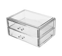 NIYANGLE Soporte Para Cosméticos Organizador De Maquillaje De Plástico Transparente Cajón De Almacenaje Tapa
