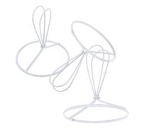 NIYANGLE Soporte para Pantalla de Lámpara de Clip Metálico 3 Piezas 80 Mm, Marco de Alambre para Bricolaje, Adaptador de Clip para Bombilla, Accesorio para Candelabros y Pantallas de Vela