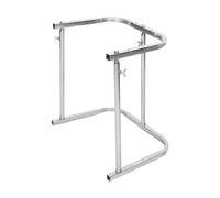 NIYANGLE Soporte Portátil para Bolsas de Basura de Exterior, Marco Metálico Resistente para Bolsas de Hojas, Estante Plegable para Desechos de Jardín, Uso en Césped, Picnic y Limpieza