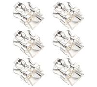 NIYANGLE Soportes Ajustables para Pendientes Pesados de Botón Cierres Metálicos sin Níquel ni Elevadores de Pendientes Creativos para Uso Cómodo Lóbulos Estirados Pack de 6 Piezas 3