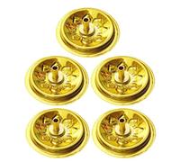 NIYANGLE Soportes de Mecha Flotante para Lámparas de Aceite 5 Piezas Aluminio Resistente Tamaño Pequeño 4 Cm Accesorios para Lámparas de Aceite Retro y Altares Domésticos Compatibles