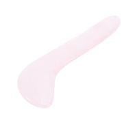 NIYANGLE Tablero De Gua Sha De Jade Natural Rosa Herramienta De Masaje Facial y Para Reafirmar y Tonificar Acupresión y Relajación
