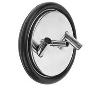 NIYANGLE Tapa Reutilizable para Cubo de Ordeño de Leche Pequeña de Acero Inoxidable 3 Orificios, Accesorio Reemplazable que Previene Fugas en Máquina de Ordeño
