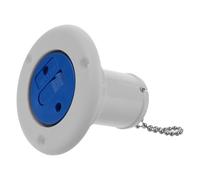 NIYANGLE Tapón de Llenado para Depósito de Agua Rv y Yate Accesorio Resistente para Autocaravanas y Remolques Conexión de Entrada de Agua Segura Diseño Bicolor Blanco y Negro Protección