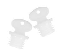 NIYANGLE Tapones de Plástico para Bolsas de Agua Caliente 2 Unidades Diseño Anti-Fugas Tamaño Compacto Compatibles Botellas y Sacos de Agua Caliente para Terapia de Calor en Salud y