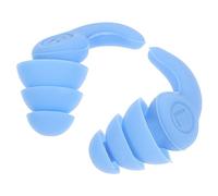 NIYANGLE Tapones de Silicona Antiruido para Dormir y Natación Reducción de Ruido de Triple Cómodos y Compactos para Estudiantes y Adultos Protección Auditiva Azul