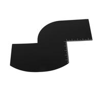 NIYANGLE Tarjeta De Corte De Barbero Reutilizable Con Escala De Medición Guía Para Forma Barba Herramienta Línea Del Cabello Peluquería