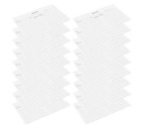 NIYANGLE Tarjetas de Recetas Vacías de Papel Duradero, 50 Hojas Doble Cara para Uso Diario y Bodas, Accesorio Práctico para Cocina y Notas de Dieta Caseras