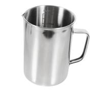 NIYANGLE Taza Medidora Multifunción de Acero Inoxidable 2000 Ml con Escala Precisa y Diseño Antiyodo para Medición en Laboratorio y Cocina Doméstica