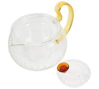 NIYANGLE Tetera de Vidrio Resistente al Calor de 600ml Colador Extraíble y Diseño Práctico para Té y Medicina China en Decoración y Uso Doméstico