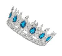 NIYANGLE tiara nupcial Boda tiaras tiara para mujer decoración para mujeres fiesta accesorios elegante novia princesa kopfschmuck Mujeres de la Tiara Mujeres Brautschmuck haare Azul