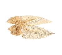 NIYANGLE Tocado de Lazo Lentejuelas Doradas Gran Pinza de Cocodrilo Cabello para Mujeres Accesorios Brillantes para Fiestas y Eventos Especiales