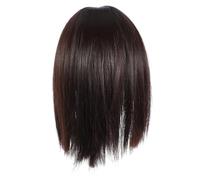 NIYANGLE Toppers De Cabello Sintético Para Mujeres Clip De Volumen Natural De Usar Color Marrón Para Cubrir Cabello y Un De Moda