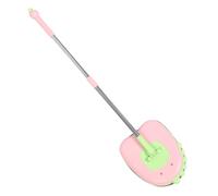 NIYANGLE Trapeador Infantil Pequeño con Cabezal Giratorio Diseño Dinosaurio Rosa Juguete Limpieza para Aprendizaje Hogar