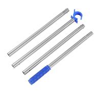 NIYANGLE Varilla Extensible para Abrir Ventanas 1,52 M, Palanca Ajustable Gancho Antideslizante en C, Varilla de Alcance Telescópica para Ventanas Interiores y Exteriores, Adecuado