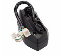 NIYANGLE Velocímetro Digital Lcd Protección Ambiental para Motocicleta de 12v Tacómetro y Odómetro, Carcasa de Plástico Negro Adecuado para Accesorios de Moto