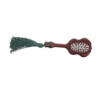 NIYANGLE Wood Detangler Brush With Cushion Scalp Massage Comb For Wet And Dry Hair Wooden Paddle Comb With Acupoint Massage Suitable For All Hair Types And Ages