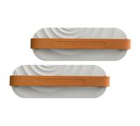 NIYANGLE Zapatero de Pared para Baño Drenaje, Soporte para Guardar Zapatos de Abs y PVC, Fácil de Montar, Pack de 2 Unidades para Zapatillas y Tacones Hogar