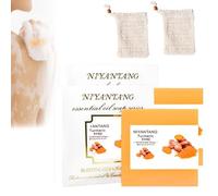 Niyantang Turmeric Soap, Niyantang Soap, Turmeric Cleansing Soap, Turmeric Soap Bar, Natural Turmeric Soap for Face & Body (2pcs)