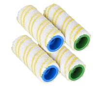 NIYATA 4 rodillos de repuesto para Kärcher FC7 FC5 FC3 FC3D EWM2, compatibles 2.055-006.0/2.055-007.0, rodillos de repuesto para Kärcher, cepillos de limpieza suelo, accesorios piezas (4PCS)