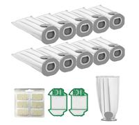 NIYATA - Bolsas de aspiradora para Vorwerk Kobold VK7, bolsa para Vorwerk Kobold, bolsa de repuesto con 2 prefiltros y 6 perfumes, accesorios para aspiradoras para limpieza doméstica