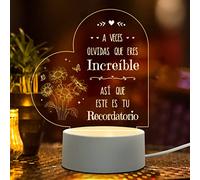Niyewsor Regalos Originales para Mujer, Regalos Mujer Luz Nocturna, Regalo Original para Amigas, Hermana, Idea para Cumpleaños y Navidad