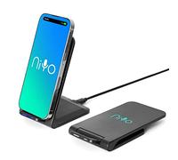 NiYo - Soporte de cargador de teléfono inalámbrico plegable portátil - Carga rápida para dispositivos habilitados para Qi