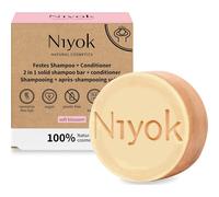 Niyok Champú Sólido 2 en 1 + Acondicionador Soft Blossom 80 g