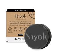 Niyok® Limpiador facial fijo "Pachuli" (80 g) • Jabón facial hidratante • Jabón con pachulí • Cuidado facial vegano • Cosméticos naturales orgánicos • Jabones naturales sin plástico