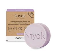 Niyok® Limpiador facial fijo "Zinc Complex" (80 g) • Jabón facial para pieles grasas • Antiimpurezas y antiespinillas • Cuidado facial vegano • Cosméticos naturales orgánicos • Jabones naturales sin