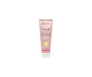 Niyok - Pasta dentífrica natural de aceite de coco para niños, fresa y frambuesa sin flúor - 75 ml