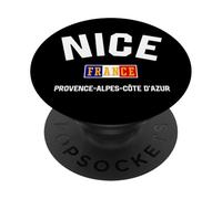 Niza Francia Provenza-Alpes-Costa Azul Bandera de Francia PopSockets PopGrip Adhesivo