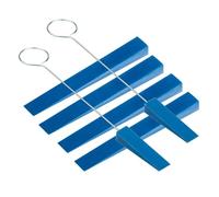 NIZEAMI 6 piezas Piano Tuning Mute Tuning Tool/Mute Set Blue Rubber Musical Instrument Accesorios para Pianos de cola y rectos Mudo para Bajos y Agudos