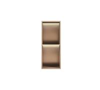 Nizer de ducha de pared LED de acero inoxidable para baño y cocina, diseño que ahorra espacio, accesorio moderno para decoración del hogar