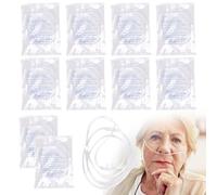 Nizirioo 10 Piezas Cánula De Oxígeno Cánula Nasal, Tubo De Oxígeno Para Terapia Tubos De Oxígeno Transparentes Para Terapia Respiratoria De Máquina De Oxígeno Hospital Hogar Pacientes Ancianos