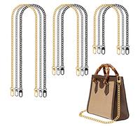 Nizirioo 12 Piezas Cadena Para Bolso, Metal Bolsos Cadena Cadena Bolso Dorada Bolsa De Hombro De Cadena De Repuesto Cadena Plana Diy Bolso De Mano Cadena Para Bolso De Mano Hombro Cruz Cuerpo Bolsa