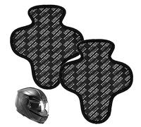 Nizirioo 2 Piezas Forro para Casco De Motocicleta, Cojín para Casco De Motocicleta Interior Universal Forro DeCasco DeProtección Universal AlmohadillasDe Repuesto para Bicicleta Eléctrica Motocicleta