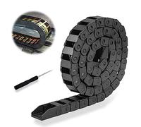 Nizirioo Cadena De Arrastre De Cable, Cadena De Energía De Nailon, Soporte De Cable De 15 mm X 30 mm Plástico Towline Cadena De Transmisión Longitud 1m Cadena De Cable De Bajo Ruido Para Impresoras 3D