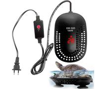 Nizirioo Calentador digital para acuario, 100 W, indicador LED, con cubierta protectora y controlador para peces y tortuga, 50-120 l