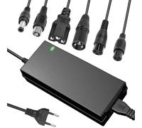 Nizirioo Cargador para scooter, cargador de 42 V, 2 A, aerotabla, cable de carga con 6 terminales, carga de batería eléctrica de 42 V, bicicleta eléctrica de 36 V, 3 polos, para bicicletas eléctricas