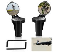 Nizirioo - Espejo para Manillar de Bicicleta, 2 Unidades, HD, 360°, Ajustable, para Bicicleta Eléctrica y de Montaña