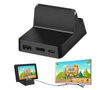 Nizirioo Estación de Carga Portátil para Nintendo Switch/OLED: Base de Carga Mini Con 4K HDMI y USB 3.0