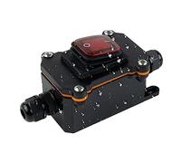 Nizirioo IP65 Impermeable Interruptor Basculante: 30A 220v Botón Interruptor, Tipo de Empuje Interruptor Pequeño para Maquinaria Textil Universal Interruptorde Basculante