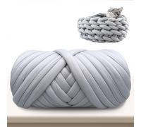 Nizirioo Lana Voluminosa 500g para Tejer Con los Brazos: Hilo Grueso de Algodón 25m para Ganchillo, Mantas y Nido de Mascotas