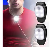 Nizirioo LED Clip Running Light Jogging: 2PCS Reflectante USB Recargable Clip Lamp, Running Light Clip on para Joggers Mini Headlamp para correr al aire libre Jogging Dog Walking Pesca Camping