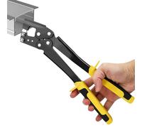 Nizirioo Mango perno crimpador drywall alicates: Acero ligero, pinzas de perforación fija, profesional, soporte compuesto, quilla sólida